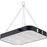 FECiDA 130 Watt LED Pflanzenlampe Dimmbar, 12000 Lumen LED Grow Lampe Vollspektrum mit Daisy Chain Funktion, 576 PSC LEDs Gro