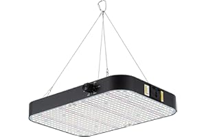 ‎FECIDA FECiDA 130 Watt LED Pflanzenlampe Dimmbar, 12000 Lumen LED Grow Lampe Vollspektrum mit Daisy Chain Funktion, 576 PSC LEDs Grow Light Perfekt für 60x60cm Growzelt Pflanzenwachstum