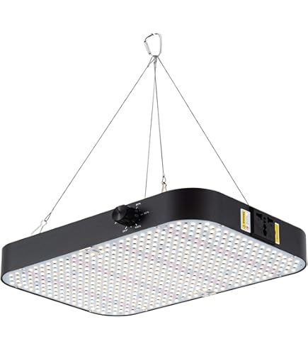 420 W LED Lampen Voor De Aanbouw - Volledig Spectrumlicht Met UV En IR Groeilamp In Madeliefkettingstijl Opvouwbaar En Dimbaar Centrale Dekking Tot 10 X 12 5 M