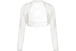 FASHION BOUTIQUE Ladies Womens Cropped Bolero Lace Shrug Plus Size UK 8-24