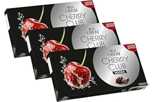 CAIYA 3X Mon Cheri Vodka Cherry Club Limited Edition 2023 Confezione da 15 Praline Moncheri 157g [3 Confezioni]