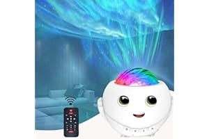 ‎JKGIFTS Nachtlicht Kinder, Sternenhimmel Projektor Nordlicht 16 Projektionsmodi Zimmer/Party Deko Galaxy Star Nachtlicht mit Fernbedienung und Timer Sternenprojektor Geschenke für Kinder Frauen Männer