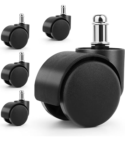 Set 5 Ruote Per Sedie Ikea - Ricambio Silenzioso Per Pavimenti Duri