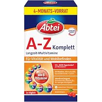 Abtei Magnesium 400 – Hochdosiert, 30 Tabletten, Deckt 100% Tagesbedarf, Vegan, Gluten- & Laktosefrei