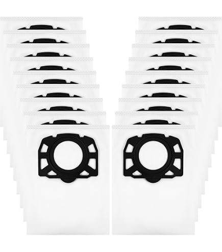 SPARES2GO 10 Sacchetti In Microfibra Per Aspirapolvere Karcher NT27/1, NT30/1, NT48/1, NT65/2, NT72/2 E Modelli K - 2