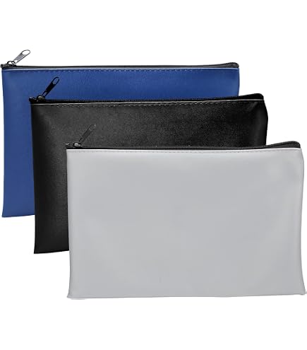 Borsa Portadocumenti In Finta Pelle Nera 32x26,5cm – Con Finestra Per Etichetta E Chiusura Lampo, Formato A4