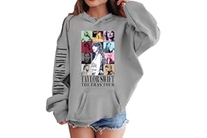 PEKLOKIW Girls Hoodie Fashion Graphic Sweatshirt Pullover Shirts Kids Long Sleeve Joggers Top Jumpers Teen Girls Blouse Tee Shirt Gifts Crewneck Loose Fit Tops for 3-12 Years