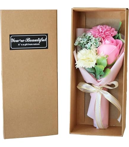 Bouquet Di Fiori Di Sapone Al Girasole – Artificiali, Eterni, Avvolti In Giornale | Decorazione Originale Per Casa E Regalo Romantico