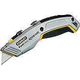 STANLEY FATMAX Pro Retractable Double Blade Knife with Lock, 0-10-789 | Multitasking Capability, Durable Metal Core, Blade Lo