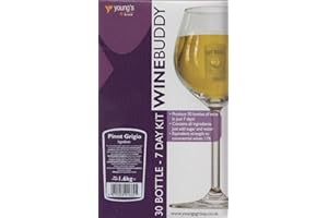 WineBuddy Pinot Grigio for 30 Bottle - Home brew Wine Making Kit