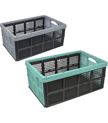 Bestlivings Sturdy Folding Box, Set Of 4, Wood Design, 40 X 30 X 16.2 Cm (L - View #4