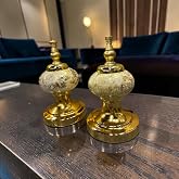 Royal Gold Vintage Dekoratif Obje Seti &ndash; Klasik Şık Masa Aksesuarı (İkili)