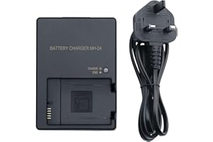 FIRPOESL MH-24 Cameras Charger for Nikon EN-EL14 EN-EL14A Battery D3100 D3200 D3300 D3400 D3500 D5100 D5200 D5300 D5500 D5600 P7000 P7100 P7700 P7800 SLR Quick Power Supply