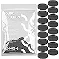 Hudson Hi–Fi 1" Platinum Silicone Isolation Dot, Non-Skid Isolation Feet with Adhesive - 20 Duro - 16 Pack
