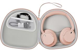 PAIYULE Tasche für Sony WH-CH720N WH-CH520 WH-1000XM4 Kabelloser Bluetooth-Kopfhörer mit Noise Cancelling Over The Ear Headset, Tragetasche Organizer Reisetasche Tasche (nur Box) (Roségold)