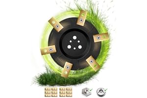 alasemo Messerteller für worx mähroboter landroid zubehör mit 12 Klingen für landroid S&M Messerscheibe,Messer Ersatzteile Rasenmäher für Kress,Einheil,Ferrex,works mähroboter M500 WR141E M700 WR142E