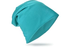 Miobo Slouch Beanie - Gorro largo para hombre y mujer, color liso