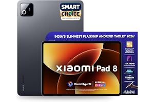 Xiaomi Pad 8, 11.2 -inch (28.44 CM), LCD 3.2K, 8GB RAM, 128GB ROM, Wi-Fi, Quad Speakers Dolby Atmos, Supports Focus Pen Pro, Graphite Grey, AI Enabled
