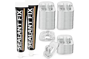 50 Klebehaken für Katzennetz Balkon mit 2 x 40ml Montagekleber, Hohe Tragfähigkeit ohne Bohren, UV-beständig, frostsicher und wasserfest, geeignet für Wände/Fliesen/Holzplatten (ohne Katzennetz)