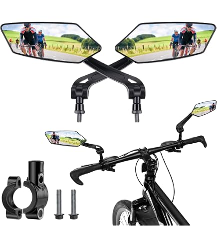 Rétroviseur Vélo Brassard Zueyen - Miroir Convexe 7cm, Réglable 360°, Pour Poignet