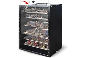 Miniatyrtransportväska för samlarobjekt, träminiatyrer, förvarings- och vitrinväska för figurer och actionfigurer, bärbar fig