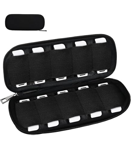 VINZOR Custodie Per Chiavette USB - Set Da 4, Morbide E Resistenti, Con Portachiavi, Anti-graffio - Ideali Per Viaggi E Scuola