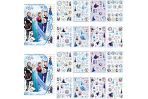 IQEPXTGO Frozen Stickers Albums Graffiti Anna Ed Elsa Adesivi Per Bambini Impermeabili e Durevoli Per Bottiglie d'Acqua Bagagli Skateboard Auto Moto Biciclette Compleanno Party Regali Per Kids Diy Decal