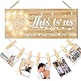 Anniversary Wedding Gifts for Couples, Couples Gifts Picture Frame, New Home Gifts, Birthday Valentines Day Gifts for Him Her His Wife Women Photo Frames,House Warming Gifts for New Home