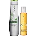 BIOLAGE Advanced Fiberstrong Shampoo & Smoothproof Deep Smoothing 6-In-1 Professional Hair Serum For Women & Men For Frizzy Hair, 200ml