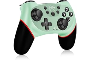 Zakgbxbig Mando Compatible Switch, Mandos Compatible Switch/Switch Lite/Switch OLED con Wake Up, Mando Pro Controller Mando pc con Gyro Axis/Dual Shock/Función Turbo y Captura de Pantalla