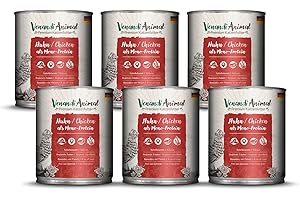 VENANDIANIMAL Venandi Animal Comida de Calidad para Gatos - Pollo como monoproteína, Comida húmeda, sin Cereales y Natural, Paquete de 6 (6 x 800 g)