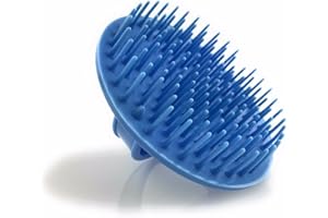 Big Beard Black Scalp Massage Be-Bop Hair Brush Gentle Shampoo for Salons Barbers & Home Use (Blue)