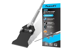 Nucraft SDS-Plus spatelmejsel golvskrapa 250 x 100 mm för lim och PVC