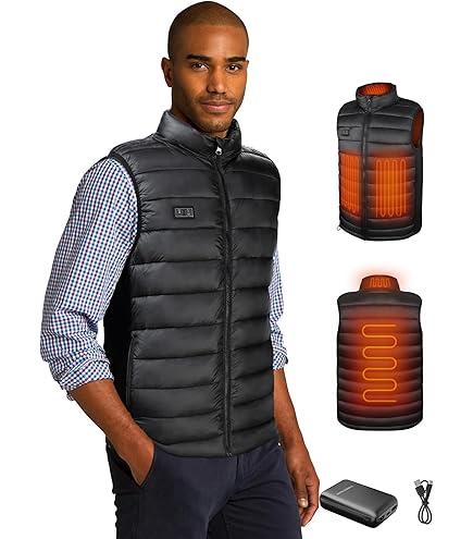 VEVOR Verwarmde hoodie, uniseks verwarmd sweatshirt met batterijpakket