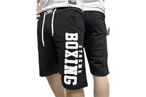 XTREME BOXING - Pantaloncini Uomo, Sportivi Corti in Cotone Ideali per Boxe, Calcio, Running, Tennis e Palestra, Tempo Libero Sportivi, Bermuda in Cotone, Leggeri