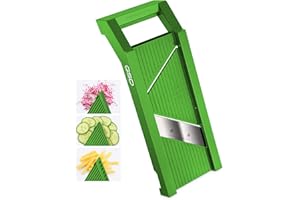 GSD G S D Universal-Gemüsehobel 30021 Rallador de Verduras, Acero Inoxidable, Verde