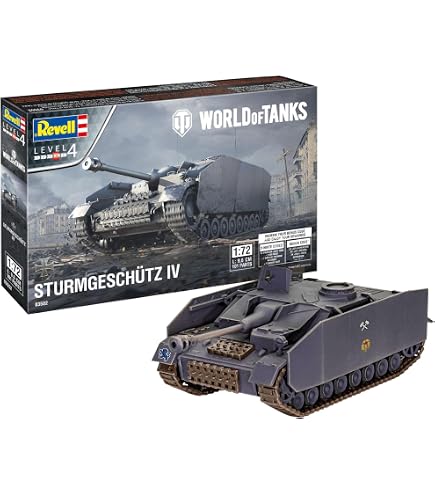 Maquette Revell Char PzKpfw III Ausf.L – 1/72, 90 Mm, Licence World Of Tanks, Niveau 4, Dès 12 Ans
