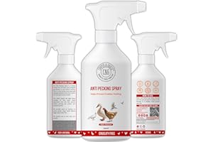 C&G PETS Anti Pecking Spray 500ML By Cooper And Gracie | Organic Blend Protects and Supports Poultry Health | Stop Peck, Cleans Pecking Wounds and Cuts | Prevent Feather Pecking | Cruelty Free and Kind Spray