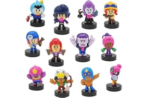 BIZAK Brawl Stars Pack di 12 figure collezione - Tara, figura del gioco multiplayer di combattimento, figure con piede (64116505)
