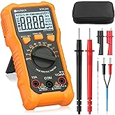 Neoteck Digital Multimeter 6000 Counts Digital Multimeter TRMS Auto Range NCV Tester Electrician for AC/DC Current Voltage Re