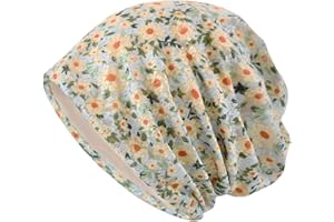 TERYNANLE Mütze Damen Herren, Slouch Beanie Mütze Weich Laufende Beanie Mütze Baumwolle, Dünne Schlafmütze Turban Chemo Kopfbedeckung für Haarausfall, Leichte Atmungsaktiv Chemo Mütze Jersey Longbeanie Cap