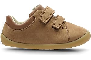 Clarks Boy's Toddler Roamer Craft Sneakers | Premium Leather | Riptape Fastening | Flexible Rubber Sole | Wide Fit Available