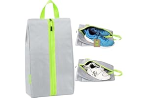 Hihealer Smell Proof Golf Soccer Shoe Bag for Travel Men -Mothers Day Gifts Odor-Absorbing Lightweight Water-Resistant Shoe Storage Organizer with Active Carbon Fabric for Gym Sports Travel Work