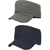 Castro Siyah Ve Haki Şapka Ikili Set Kastro Set Unisex
