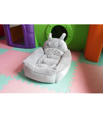 Awakentti Halloween Kattenbed – Grote Grot, Zacht Pluche, Antislip, Grappig Duivelsontwerp, Voor Katten En Kleine Honden