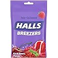 Halls Breezers Cough Drops, Cool BerrY (Pack of 4)4