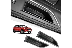 ‎BIBIBO BIBIBO Peugeot 3008 5008 Türgriff Ablagefach, Aufbewahrungsbox kompatibel mit Peugeot 3008 5008 2017-2023, Auto Tür Organizer Aufbewahrungsbox, Peugeot 3008 5008 zubehör (2 Stück)