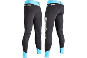 CRESSI Guardian Lady - Giacca, Gilet o Pantaloni Donna in Neoprene Bifoderato 2mm, per Nuoto, Snorkeling, SUP, Surf, Kayak e Altri Sport Acquatici, Nero/Acquamarina