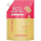 Topicrem Eco Ultra Hydrating Refill Shower Oil 1000ml | Cleanses, Nourishes &amp; Protects - Face &amp; Body Shower Gel for Sensitive