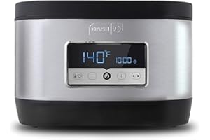 DASH Chef Series Sous Vide, acero inoxidable, negro y gris plateado